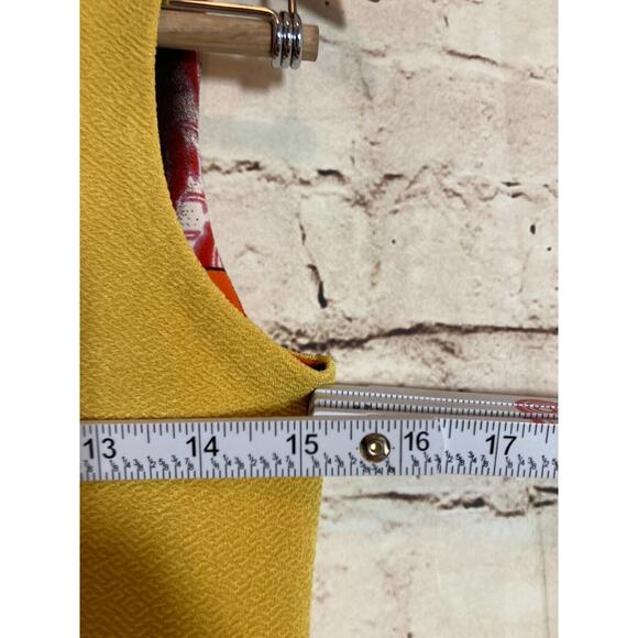 Eva Varro Dress Womens Small Colorful Retro Shift Acetate Stretch Mixed Print - Picture 7 of 12